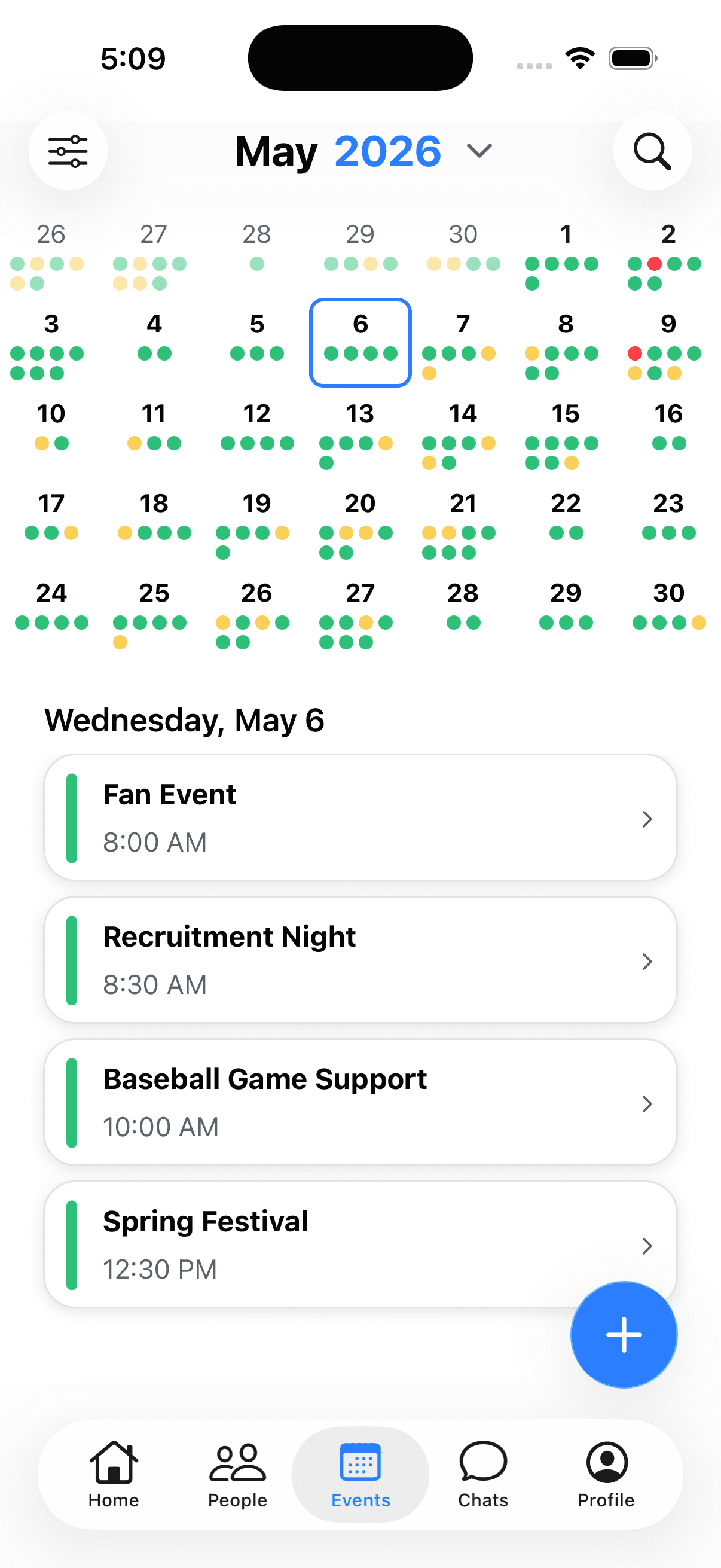 BeThere mobile application